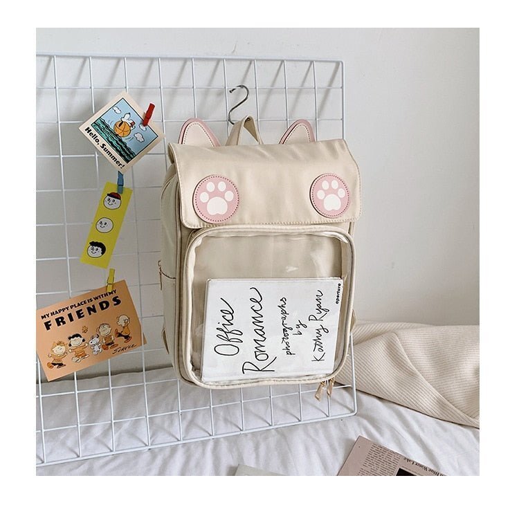 White Cat Ita Backpack for Pin Display White Cat Ita Backpack for Pin Display