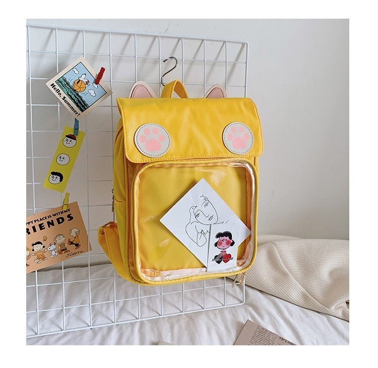 White Cat Ita Backpack for Pin Display White Cat Ita Backpack for Pin Display