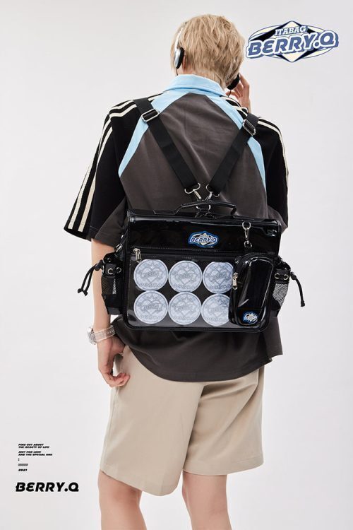 White Ita Shoulder Bag for Plushies and Pins