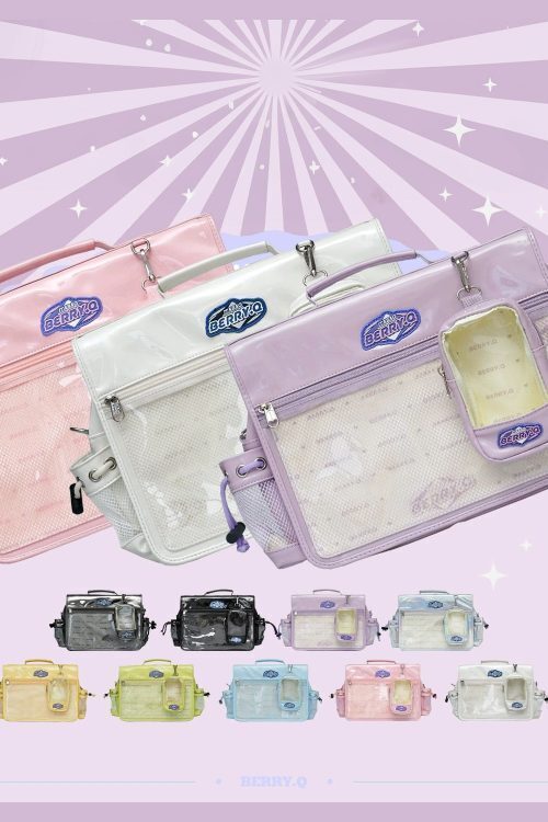 White Ita Shoulder Bag for Plushies and Pins