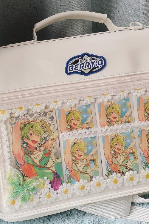 White Ita Shoulder Bag for Plushies and Pins