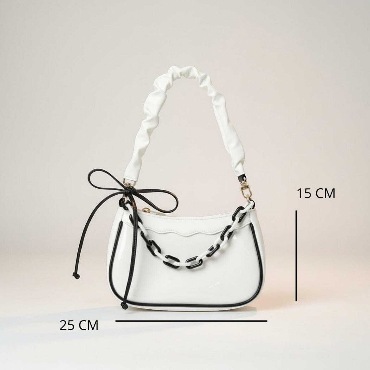 White Kawaii Convertible Ita Bag for Pin Display White Kawaii Convertible Ita Bag for Pin Display