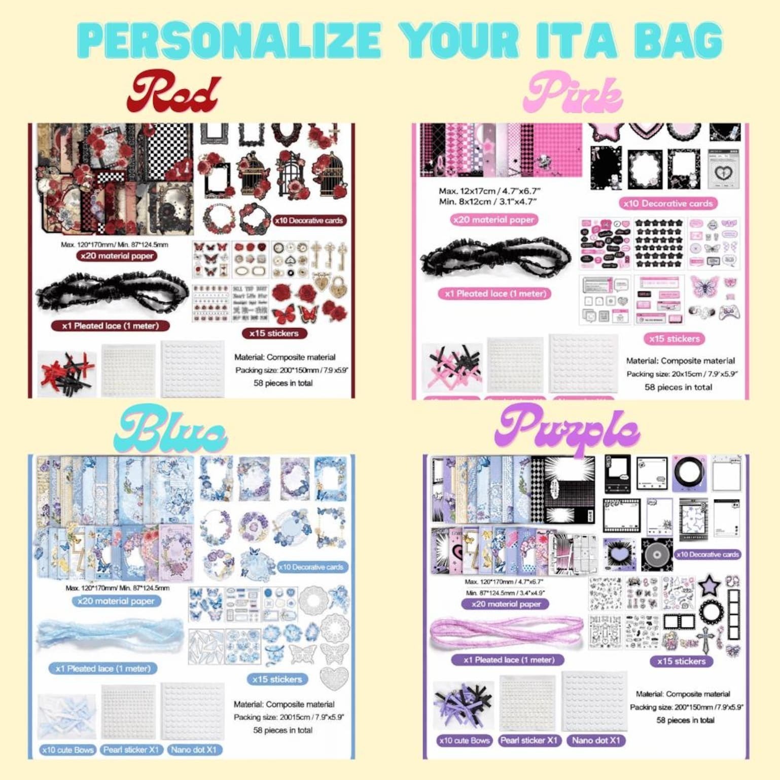 White Kawaii Y2K Convertible Ita Bag with Clear Window for Photocards and Pins White Kawaii Y2K Convertible Ita Bag with Clear Window for Photocards and Pins