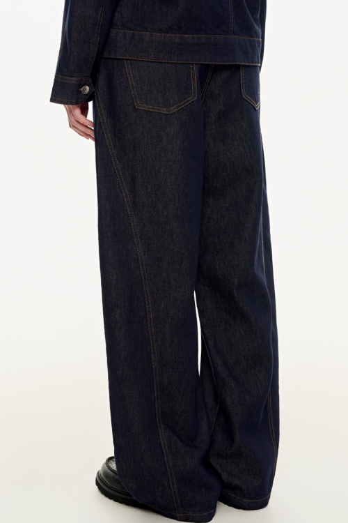 Wide Denim Pants