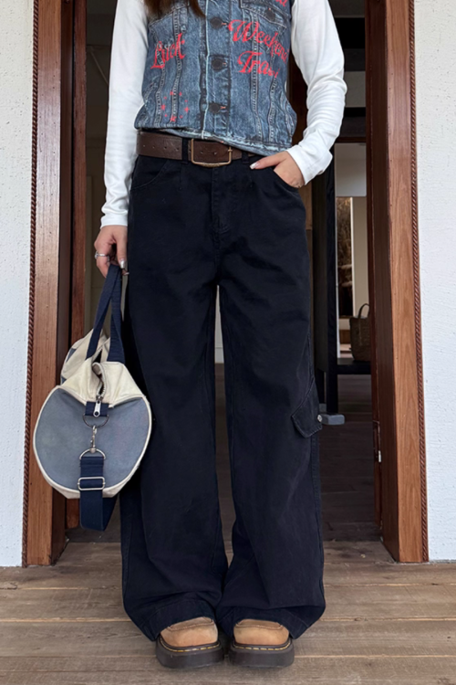 Wide Leg Casual Pants