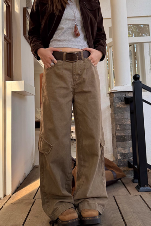 Wide Leg Casual Pants