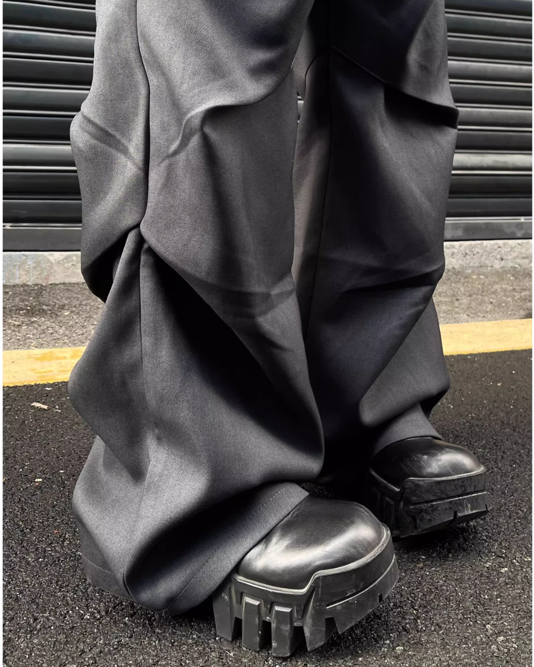 Wide Leg Pleated Casual Pants Wide Leg Pleated Casual Pants