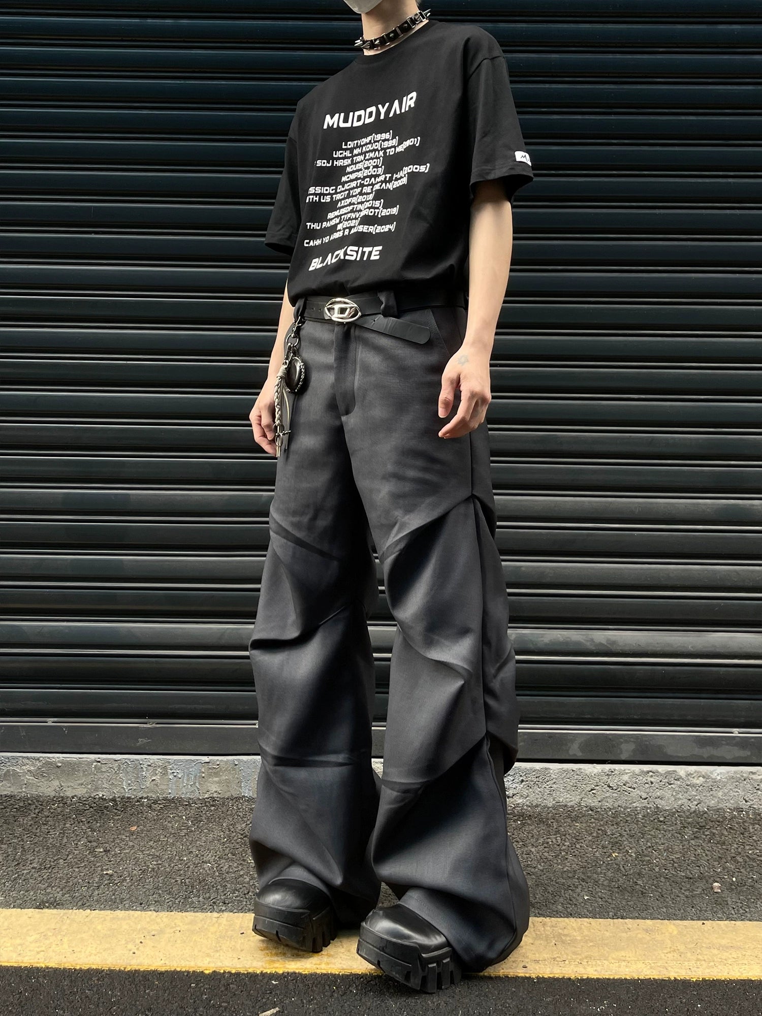 Wide Leg Pleated Casual Pants Wide Leg Pleated Casual Pants