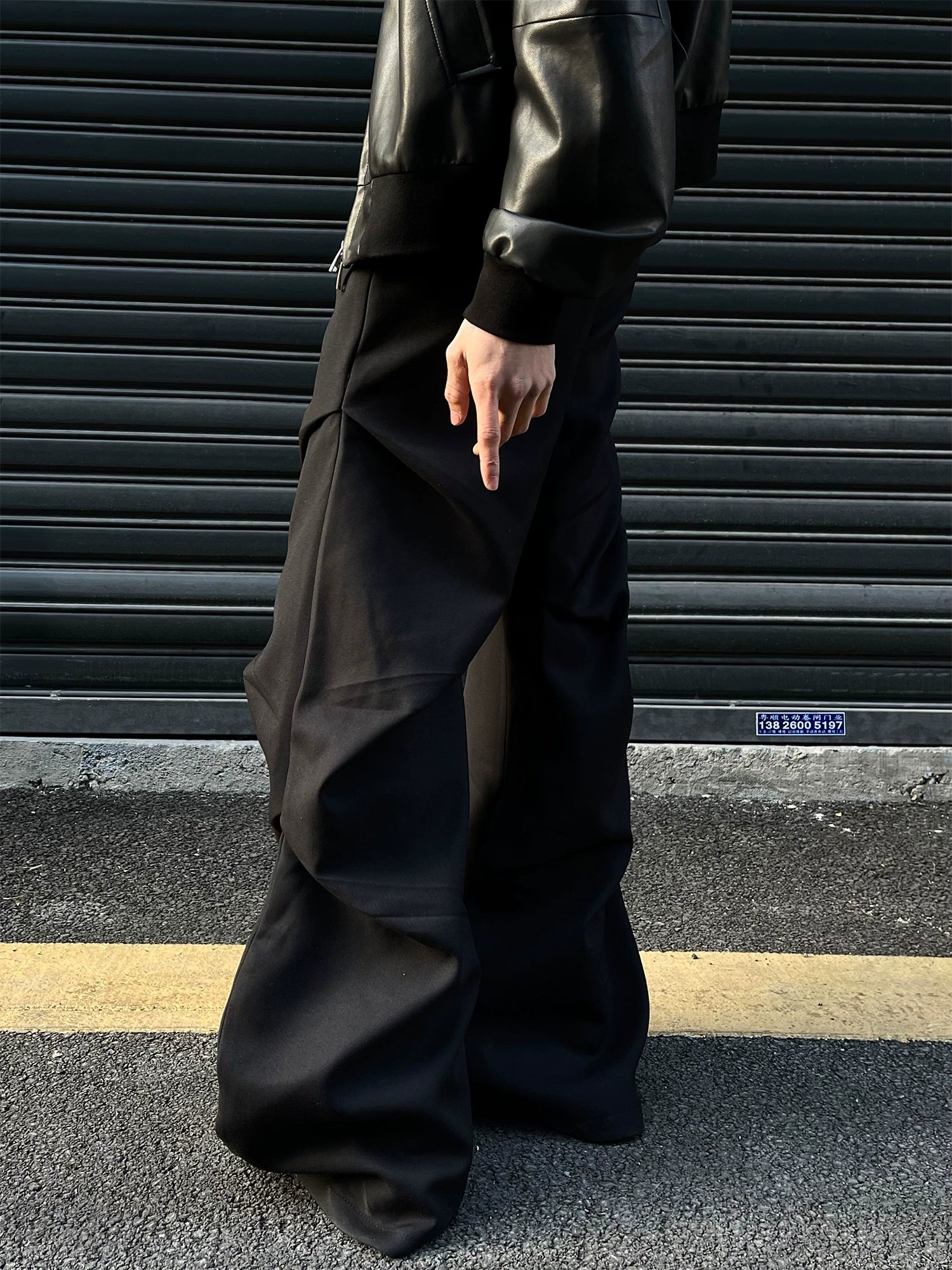 Wide Leg Pleated Casual Pants Wide Leg Pleated Casual Pants