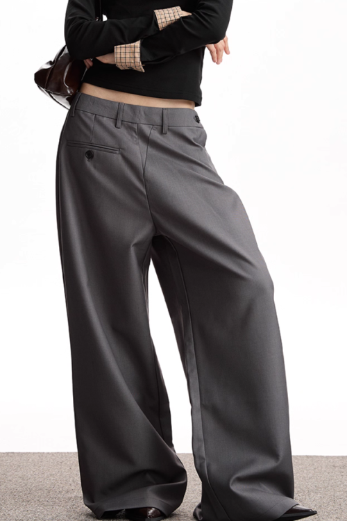 Wide Slacks Pants