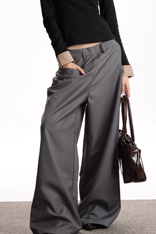 Wide Slacks Pants