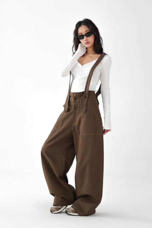 Wide Stretch Overalls