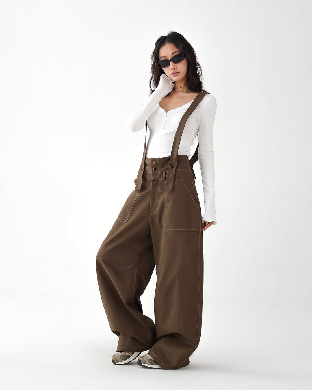 Wide Stretch Overalls Wide Stretch Overalls