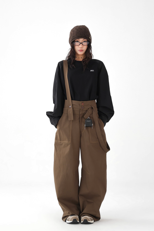 Wide Stretch Overalls