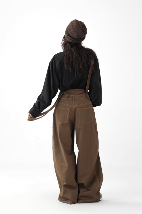 Wide Stretch Overalls