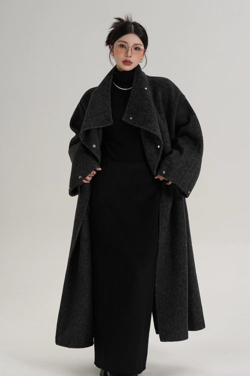 Wool Basic Long Coat