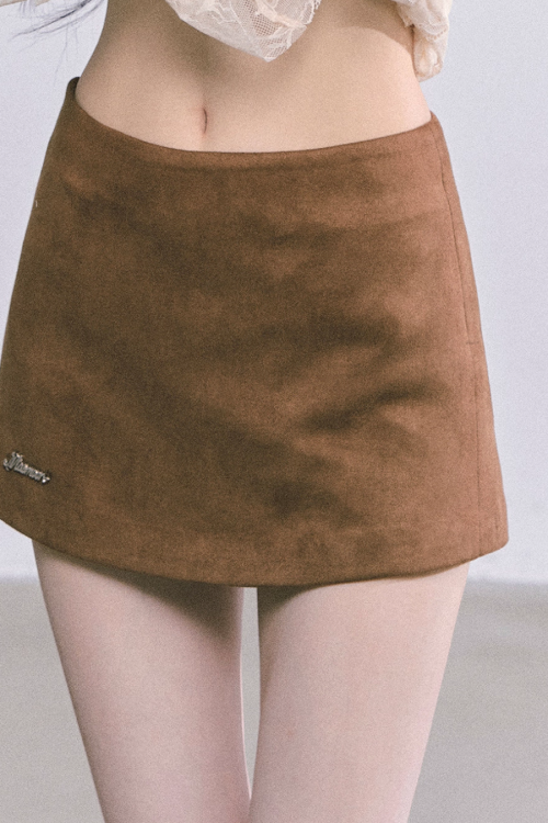 Wool Blazer Jacket / Mini Skirt / Frill Lace Blouse