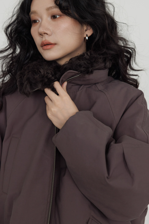 Wool Collar Vintage Jacket