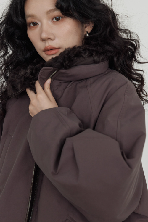 Wool Collar Vintage Jacket