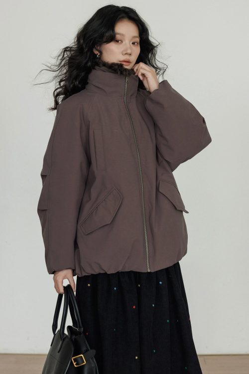 Wool Collar Vintage Jacket