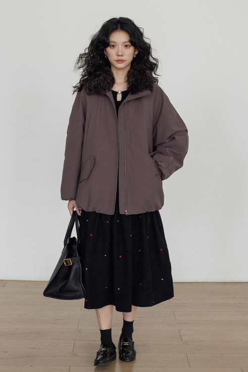 Wool Collar Vintage Jacket