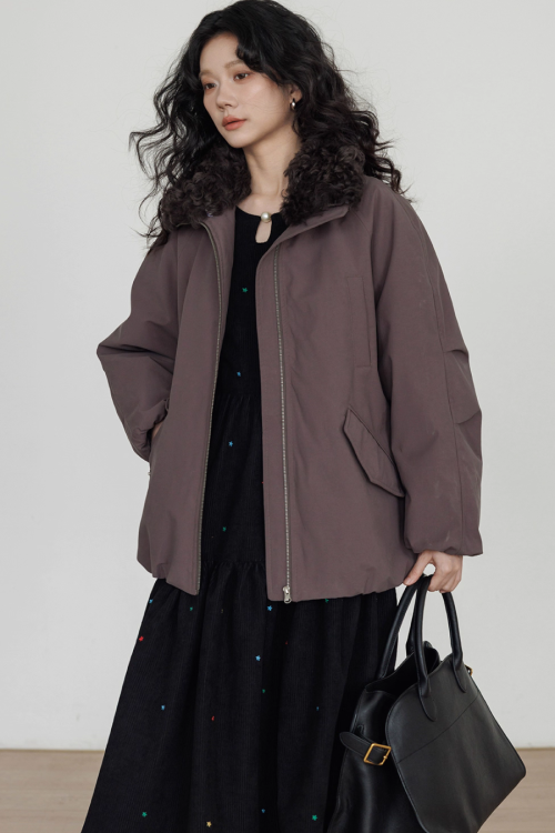 Wool Collar Vintage Jacket