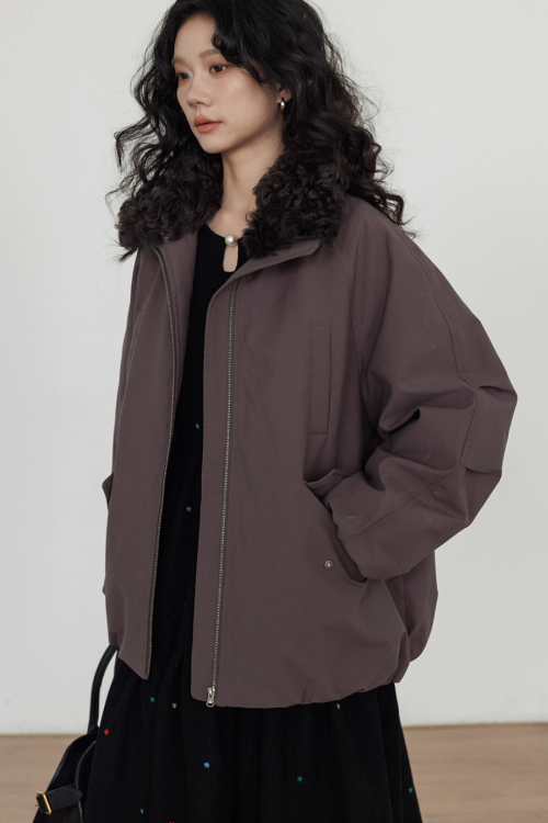 Wool Collar Vintage Jacket