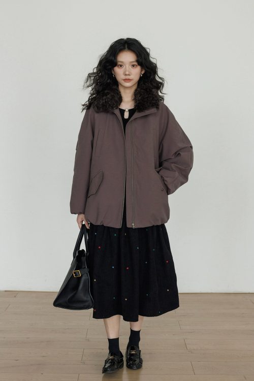 Wool Collar Vintage Jacket