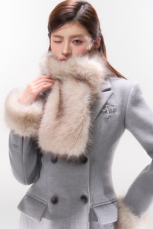 Wool Double Breasted Woolen Coat