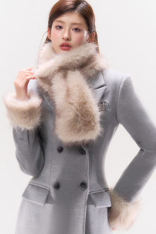 Wool Double Breasted Woolen Coat