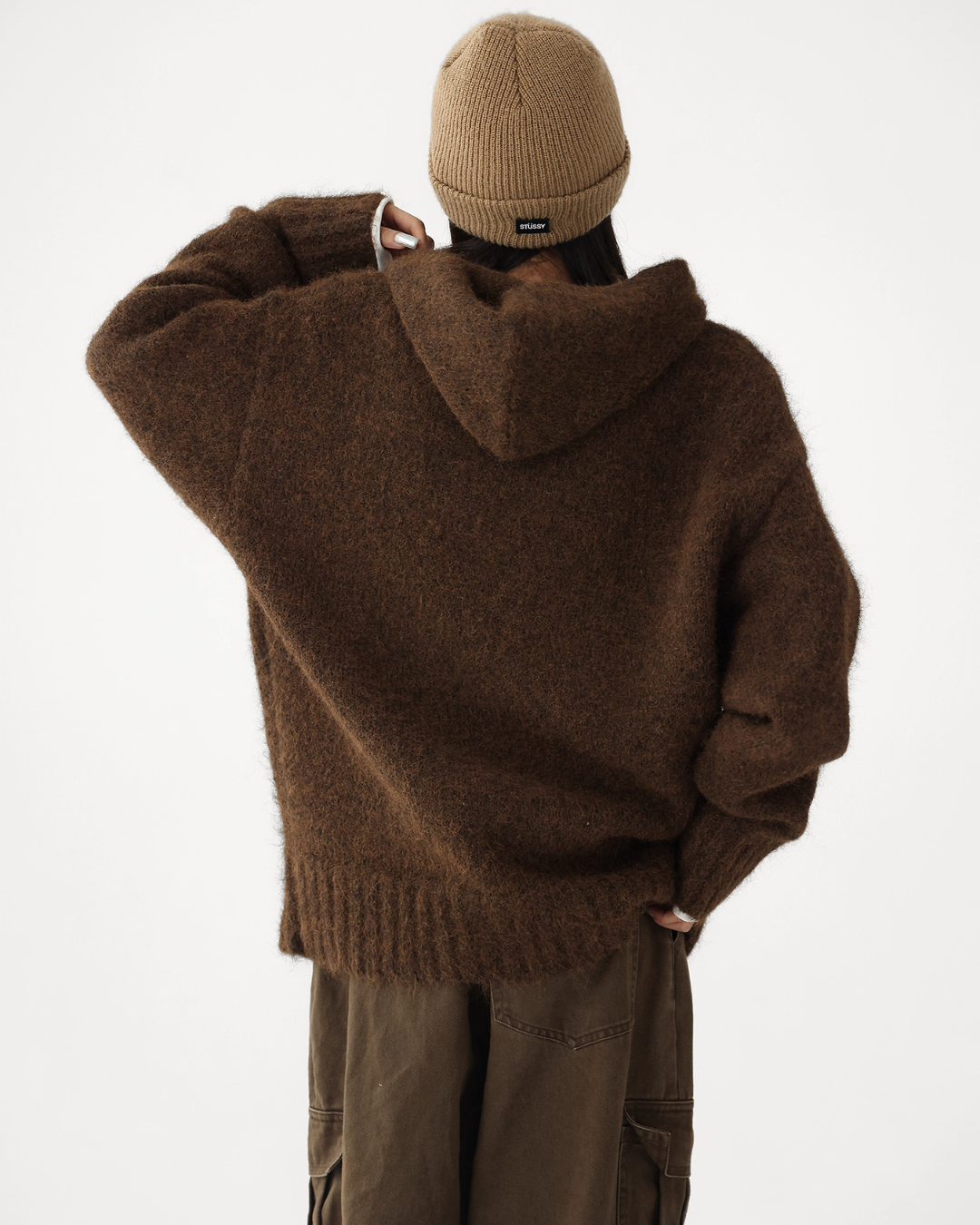 Wool Knit Hoodie Pullover Wool Knit Hoodie Pullover