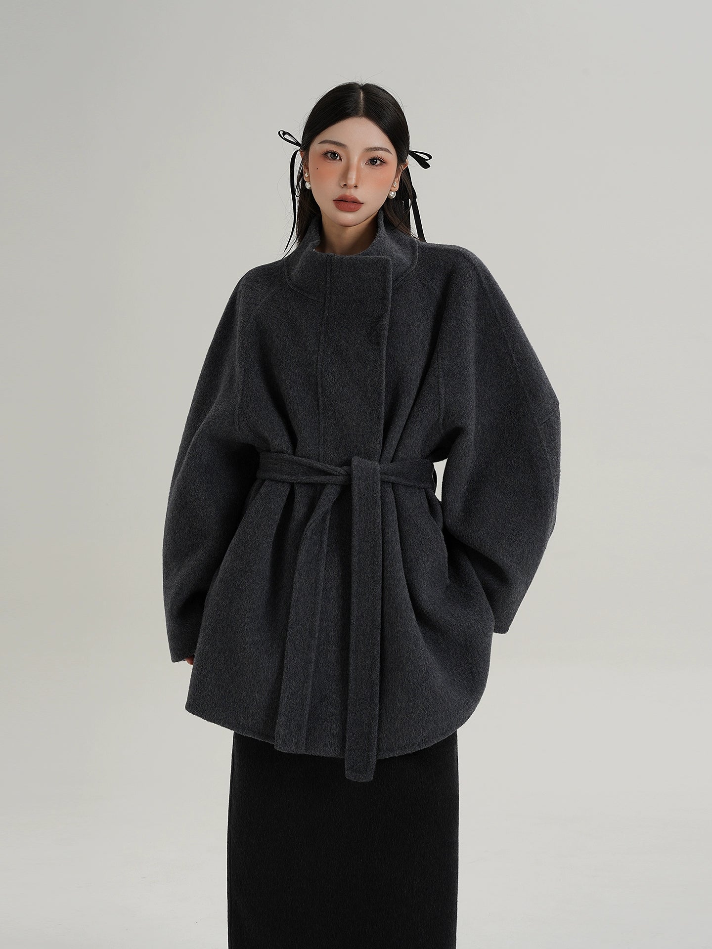 Wool Mid-Length Coat Wool Mid-Length Coat