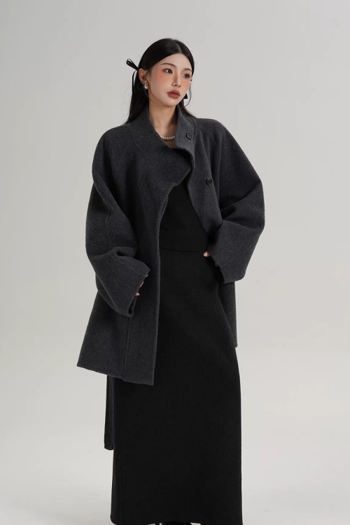 Wool Mid-Length Coat