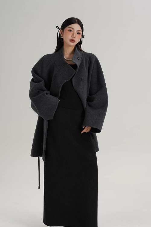 Wool Mid-Length Coat