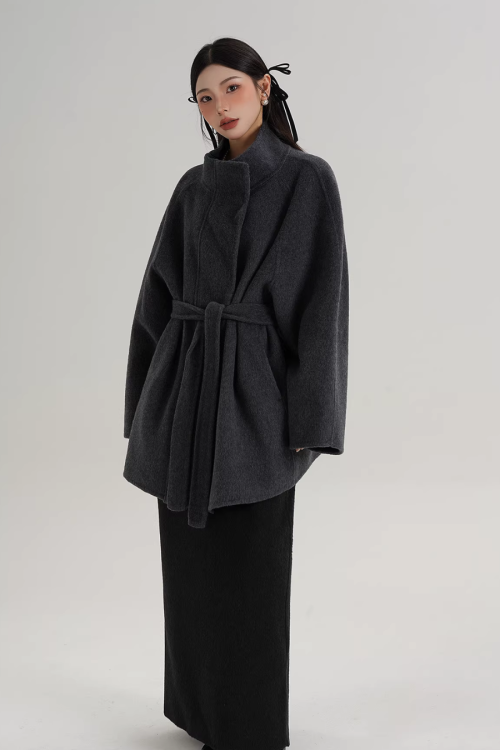Wool Mid-Length Coat