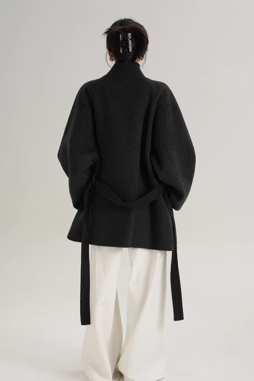 Wool Mid-Length Coat