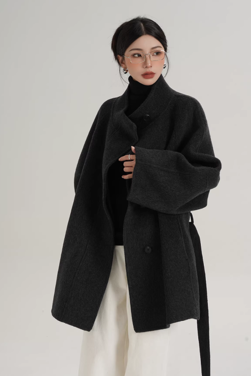Wool Mid-Length Coat