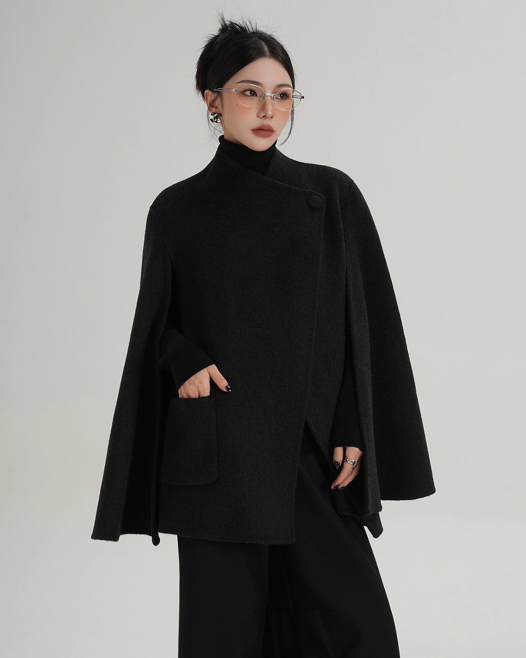 Wool Poncho Coat Wool Poncho Coat