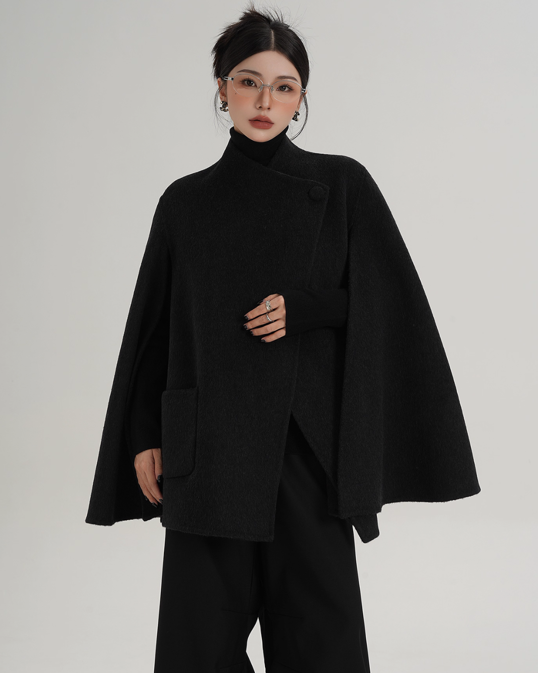 Wool Poncho Coat Wool Poncho Coat