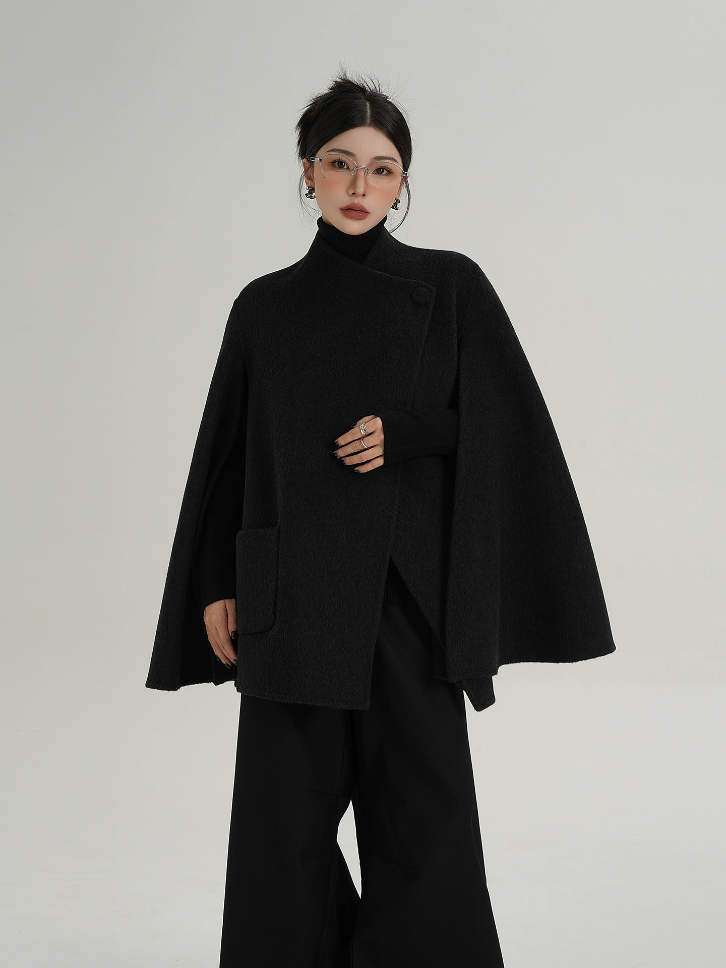 Wool Poncho Coat Wool Poncho Coat