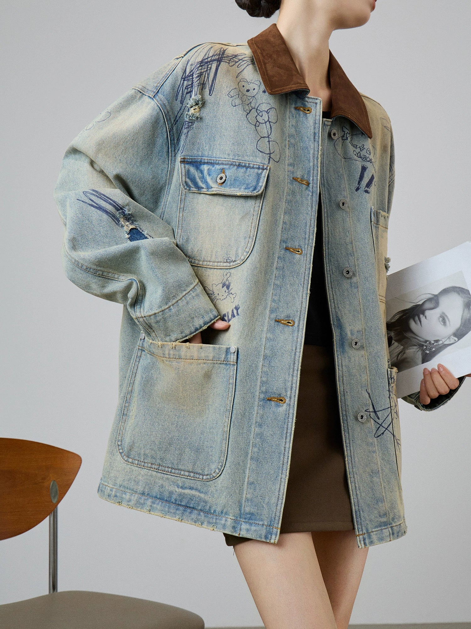 Work Pocket Denim Jacket Work Pocket Denim Jacket