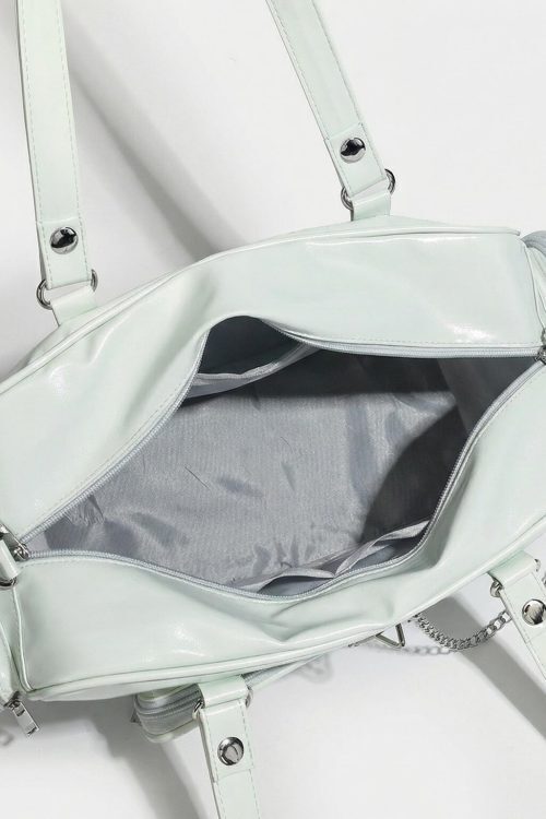 Y2K Convertible Ita Bag with Clear Window for Photocards and Pins