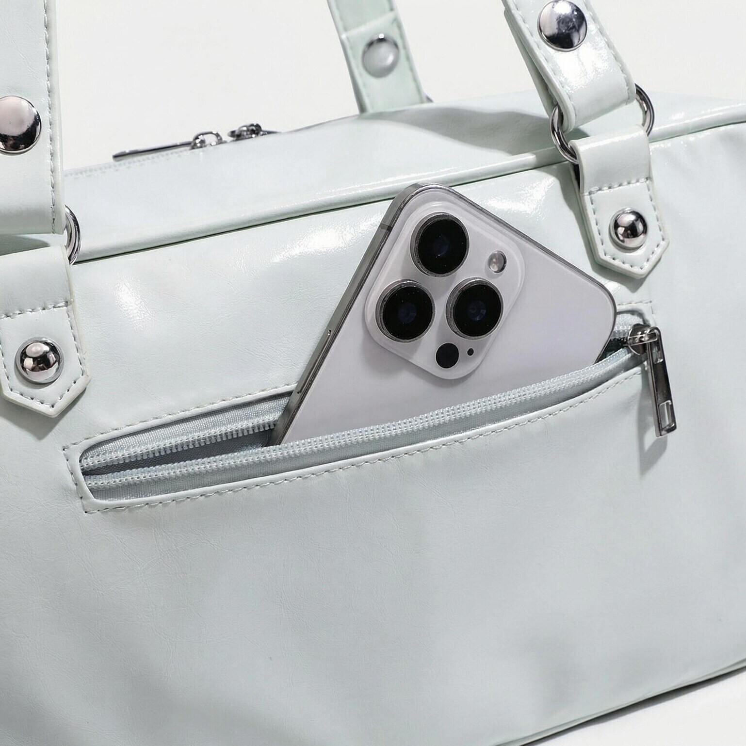 Y2K Convertible Ita Bag with Clear Window for Photocards and Pins Y2K Convertible Ita Bag with Clear Window for Photocards and Pins