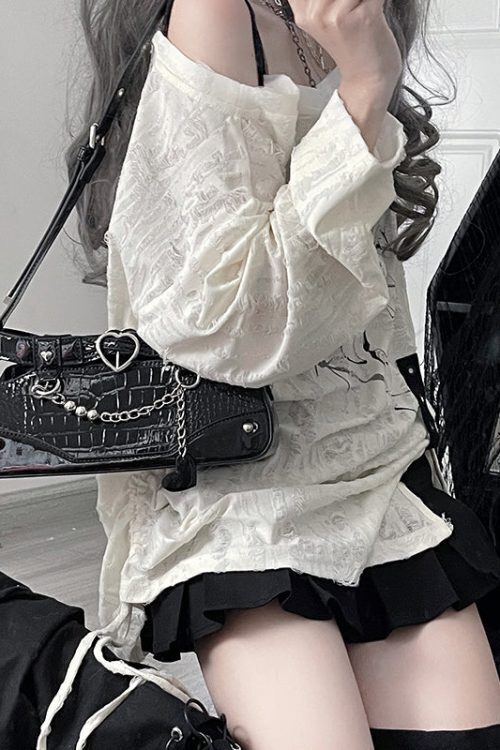 Y2K Vintage Ita Bag with Clear Window for Plushies and Pins