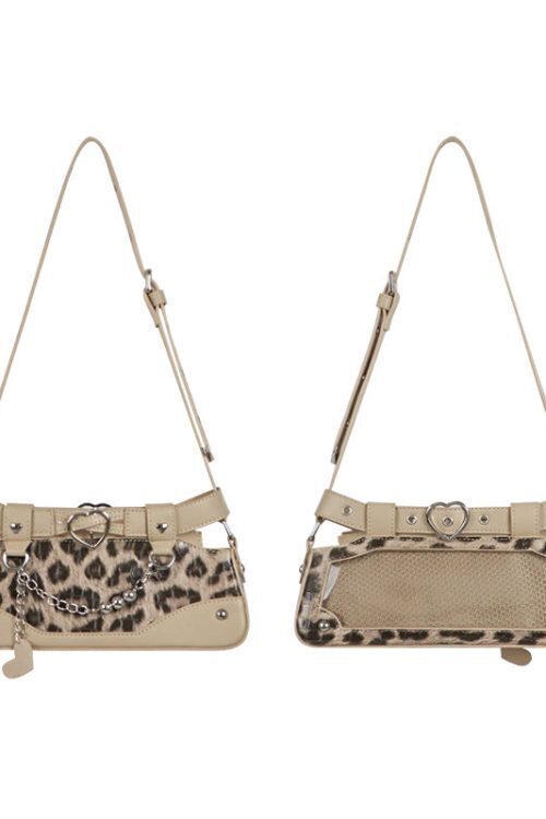 Y2K Vintage Ita Bag with Clear Window for Plushies and Pins