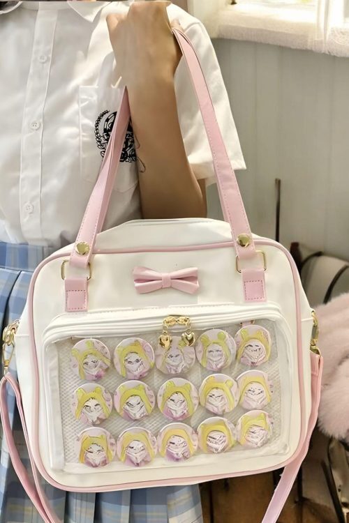 Yellow Ita Tote Bag for Pin Display