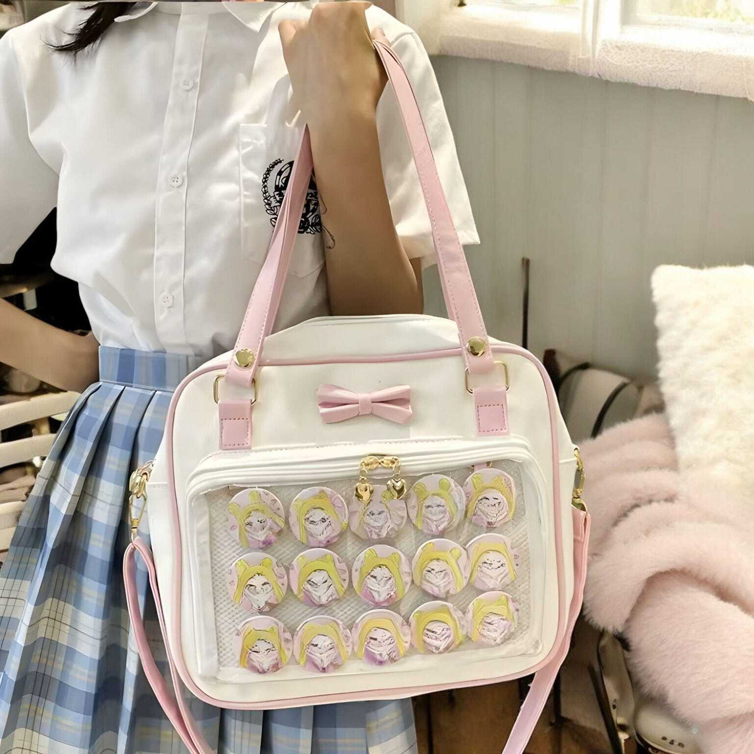 Yellow Ita Tote Bag for Pin Display Yellow Ita Tote Bag for Pin Display